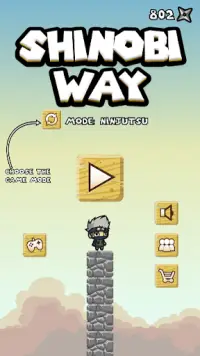 Shinobi Way - Ninja Skill Stick Jump Game Screen Shot 4