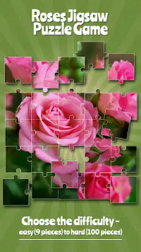 Roses Jigsaw Puzzle Game Screen Shot 5