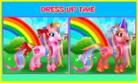 Rainbow Cute Pony Caring Screen Shot 4