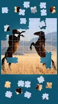 Horses Jigsaw Puzzle Game Screen Shot 5