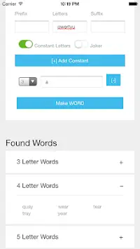 Word Maker  - Scrabble Helper Screen Shot 2