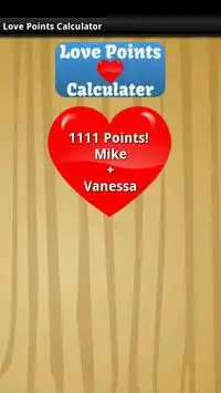 LOVE POINTS Calculator Screen Shot 2