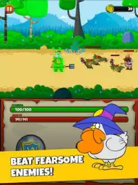 Chicken Chaser: Thumb Action RPG Screen Shot 4