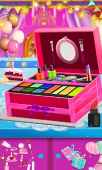 Make Up Cosmetic Box Cake Maker -Best Cooking Game Screen Shot 4