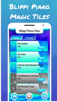 Blippi Piano Magic Tiles Screen Shot 1