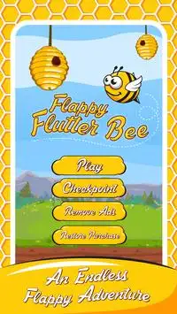 Flappy Flutter Bee Screen Shot 9