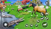 Wild Horse Family Life Game Screen Shot 1