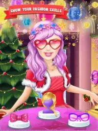 Fashion Doll Barbi Christmas Hair Salon Screen Shot 3