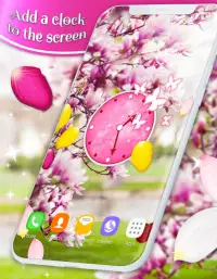 Spring Petals Live Wallpaper ❤️ Flower Wallpapers Screen Shot 0
