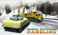 Winter Snow Plow Excavator Sim Screen Shot 1
