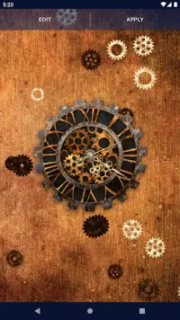 Steampunk Clock Wallpaper Screen Shot 6