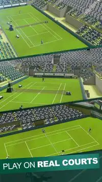 Top Shot 3D: Tennis Spiele 2018 Screen Shot 1
