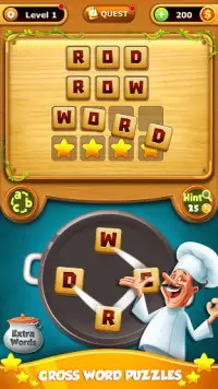 Word Cross Cooking Screen Shot 0