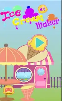 Ice Cream Maker di cafe pencuci mulut Screen Shot 0