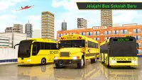 Parkir Bus Sekolah 3d-Bus Game Screen Shot 4