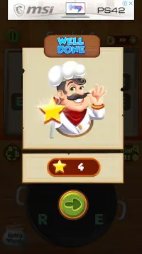 Word Cook Puzzle Screen Shot 2