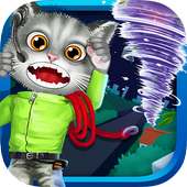 Baby Kitty Fireman: Hero Game