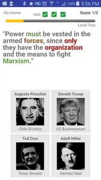 Know Your Dictator (trivia) Screen Shot 1