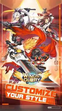 Wings of Glory: 3D MMOPRG & Trade weapons freely Screen Shot 0
