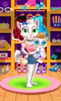 Kitty Mommy Angel's New Baby Screen Shot 14