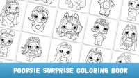 Poopsie Surprise Coloring: Unicorn Poop Slime Screen Shot 2