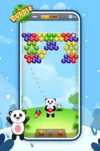 Bubble Shooter 2021 : Panda rescue world Screen Shot 2