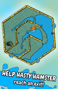 Hasty Hamster - A Water Puzzle Screen Shot 2