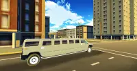 Limousine Taxi Driving 3D: Sim Screen Shot 1