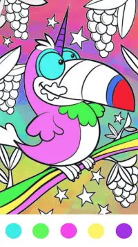 funny Colouring Game and Jigsaw Puzzle Screen Shot 1