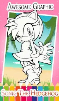 Coloring pages for bash sonic fans Screen Shot 3