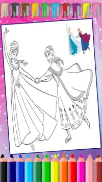 Princess Coloring, Princess Coloring Pages. Screen Shot 2