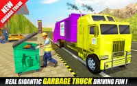 오프로드 쓰레기 트럭: 덤프 트럭 운전 게임 Screen Shot 2
