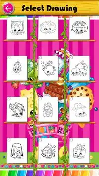 Coloring Pages for Shopkins Screen Shot 1