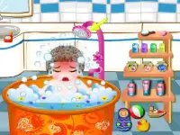 Super Baby Bathing Game Screen Shot 2