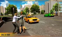 HQ Taxi Driving 3D Screen Shot 0