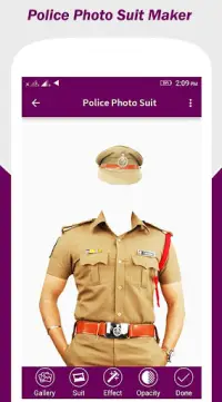Police Photo Suit Screen Shot 1