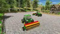 Simulador de agricultura de aldeia 2018: trator ag Screen Shot 5