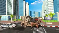 Simulador de transporte de carro de caballo Screen Shot 4