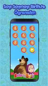 Masha and The Bear Number Saymayı Learn (Child) Screen Shot 2