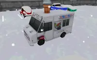 ที่จอดรถรถบัสฤดูหนาว - เกม 3D Screen Shot 3