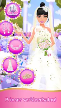 Bruiloft spelletjes: Verkleed prinses Screen Shot 1