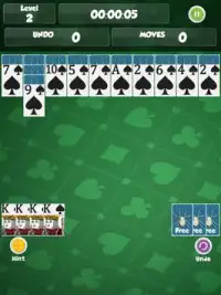 Spider Solitaire Screen Shot 2