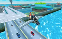 Flying Motorbike 3D Simulator Screen Shot 6