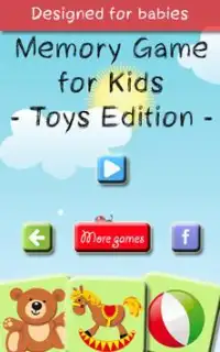 Juego de Memoria para niños - Juguetes Screen Shot 0