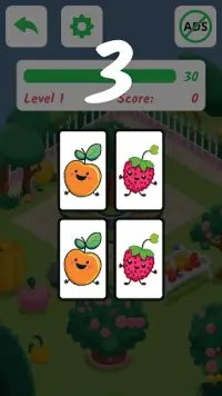 Kids Memory Game: Fruits Screen Shot 24