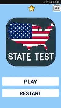 USA State Test Screen Shot 1