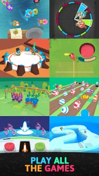 Cute Party 3D - Jogos para 2 jogadores Screen Shot 1
