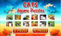 Cat Jigsaw Puzzles Cute Brain Games for Kids FREE Screen Shot 0