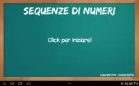 Sequenze di Numeri Screen Shot 4