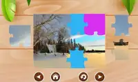 Kid Jigsaw Puzzle: Wide Winter Screen Shot 3